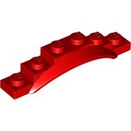 Lego auto blatník 1 1/2x6x1, červená (6074886, 4525791)